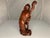 Early 20th Century Antique Carved Rosewood Chinese God of Longevity Figurine For Sale - Image 5 of 10