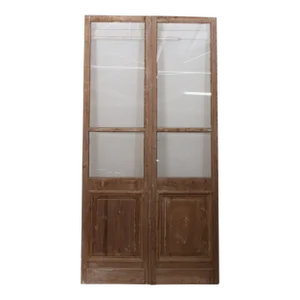 Late 19th Century Double French Doors With Glass - a Pair