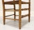 Mid 20th Century Maple Farmhouse Ladder Back Armchair and Side Chair - Pair For Sale - Image 10 of 11