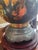 Gray Vintage Pewter & Brass Asian Chinoiserie Jar Lamp For Sale - Image 8 of 11