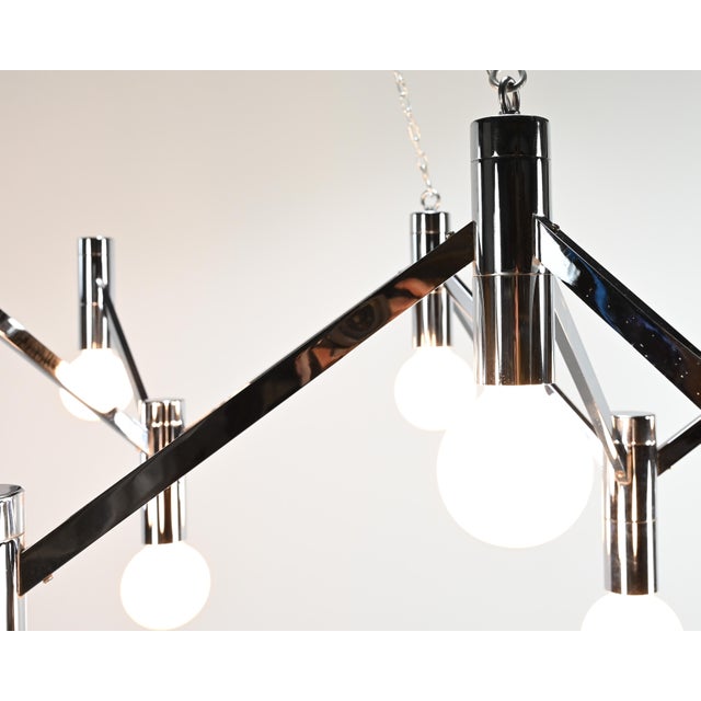 Vintage Modular Chandelier, 1970 For Sale - Image 4 of 14