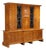 Art Deco Display Cabinet Veneered in Maple Burl For Sale