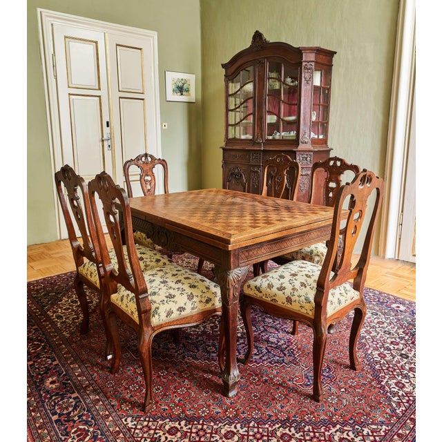 Neo-Rococo Chairs from Liège, Set of 6 For Sale - Image 10 of 15