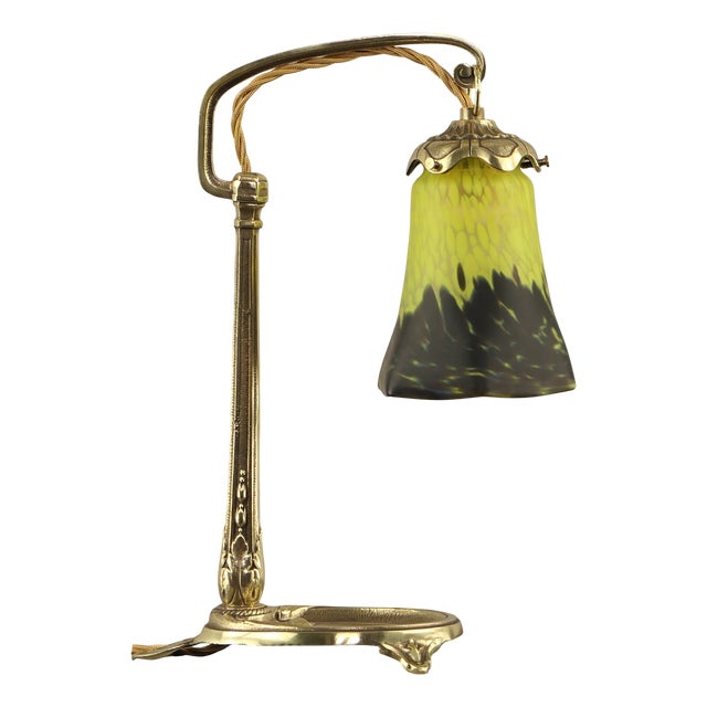 Table Lamp from Charles Ranc, France, 1910s For Sale