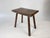 19th Century English Primitive Oak Stool For Sale - Image 4 of 16