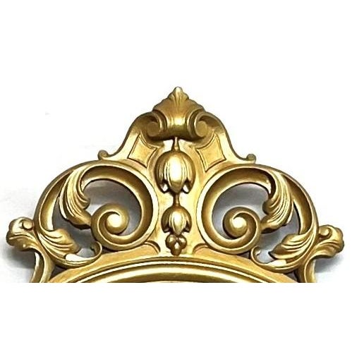 This large mirror frame is in excellent condition. It is carved from solid wood with no fragile gesso or plaster....