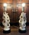 Mid-Century Modern 1951 Maurizio Tempestini for Lightolier Alabaster Flame Table Lamps - a Pair For Sale - Image 3 of 15