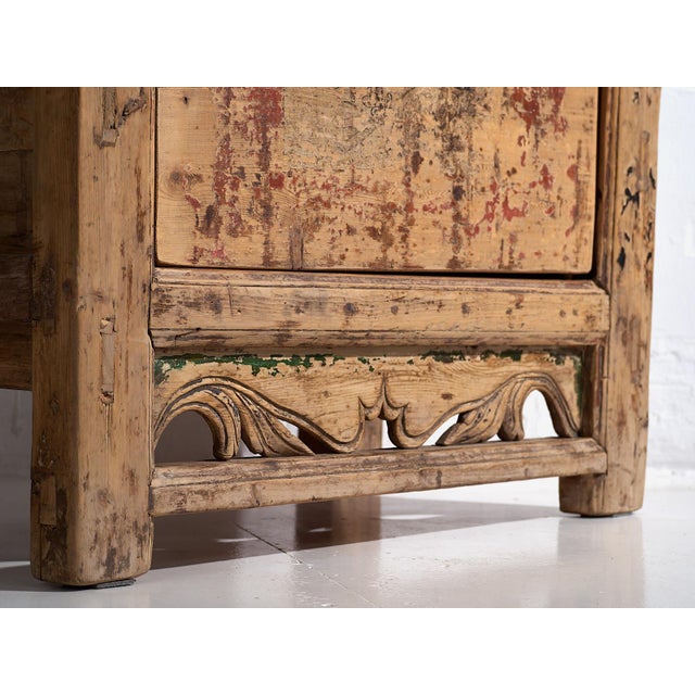 Antique Red Oriental Style Sideboard, 1890s For Sale - Image 9 of 17