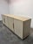 Restoration Hardware Restoration Hardware Modern Cela Shagreen-Inspired Leather Sideboard Buffet For Sale - Image 4 of 13