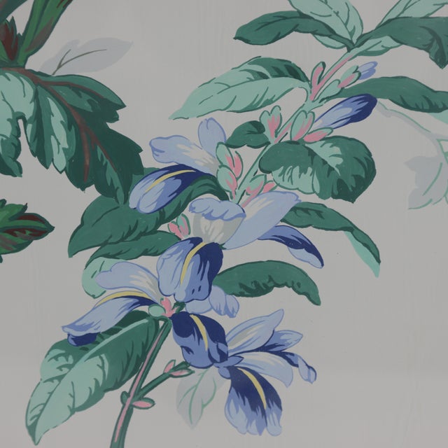 Hand-Painted Watercolor Flower Specimen Painting For Sale In New York - Image 6 of 10
