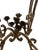Wrought Iron Side or Center Table with Marble Top, 19th Century For Sale - Image 4 of 6