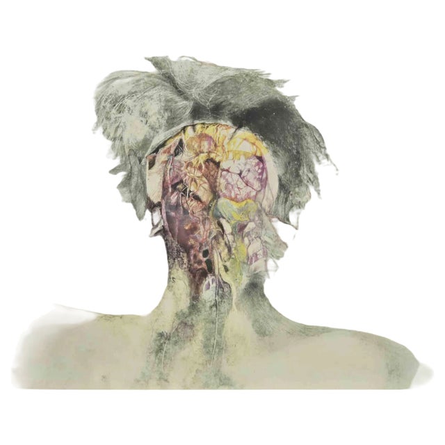 After Renzo Vespignani, The Face, Phototype Print, 1960s For Sale