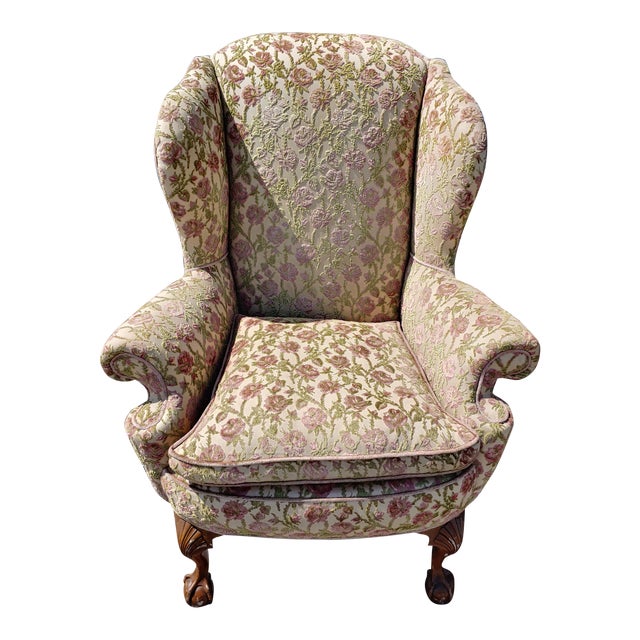 18th Century Antique Wingback Chair Chairish