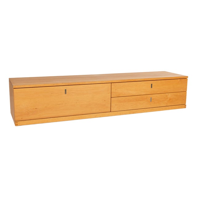 Team 7 Cubus Wooden Sideboard in Brown For Sale