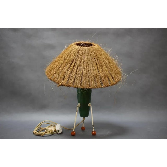 Mid-Century Modern Table Lamp, Czechoslovakia, 1950s For Sale - Image 4 of 11