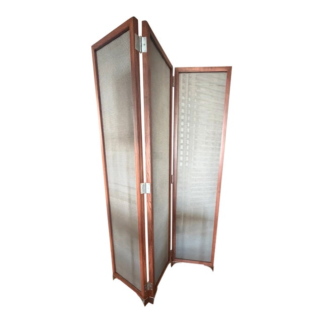 Custom Steel Mesh Room Screen , Room Divider – Modern Industrial Folding Panels For Sale