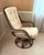 Lewittes Furniture 1970s Rattan/Wicker Swivel Chair For Sale - Image 4 of 5