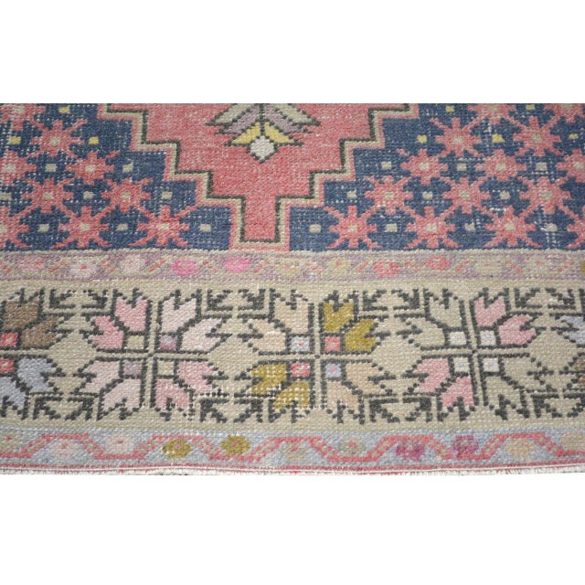 Vintage Turkish Anatolian Hand Knotted Wool Rug, 2'6''x8'8'' For Sale - Image 4 of 5