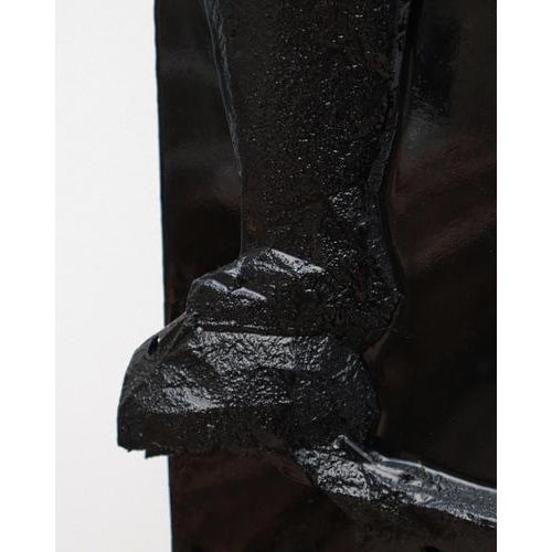 Black Pada Wall Mounted Sculpture by Arthur Bitsch For Sale - Image 6 of 7