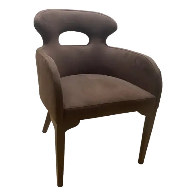 Attributed to Brueton Comfy Side Chair For Sale