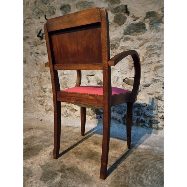 French Art Deco Beech Armchairs, 1930s, Set of 2 For Sale - Image 9 of 17