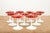 Pink Aluminum and Fabric Tulip Stool For Sale - Image 8 of 13