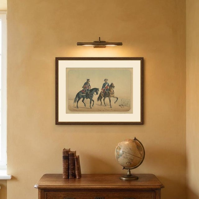 José Rubio Y Villegas, Mounted Dragoons, 1861, Lithograph For Sale - Image 10 of 12