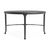 Brown Jordan Brown Jordan Calcutta 36" Round Cast Top Chat Table, Textured Pewter frame For Sale - Image 4 of 11
