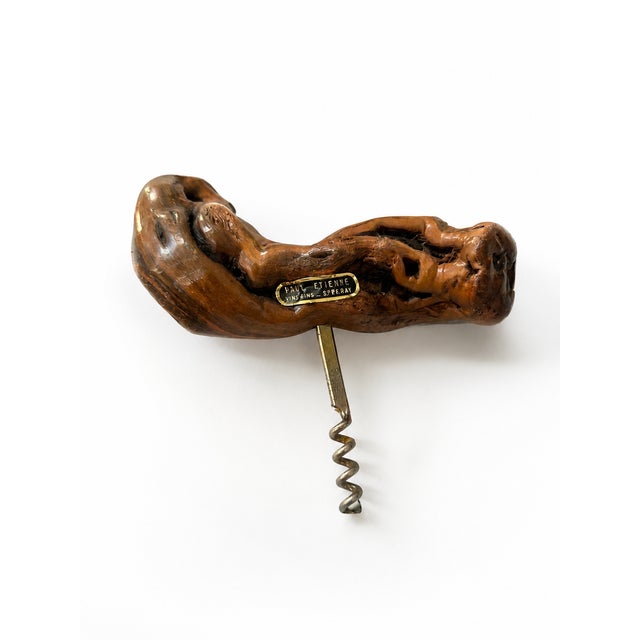 Mid-Century French Grapevine Corkscrew by Laurent Siret for Paul Etienne, 1960s For Sale - Image 6 of 6
