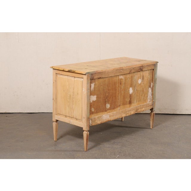 19th Century Italian Chest, Bleached with Faux Marble Top For Sale - Image 5 of 11