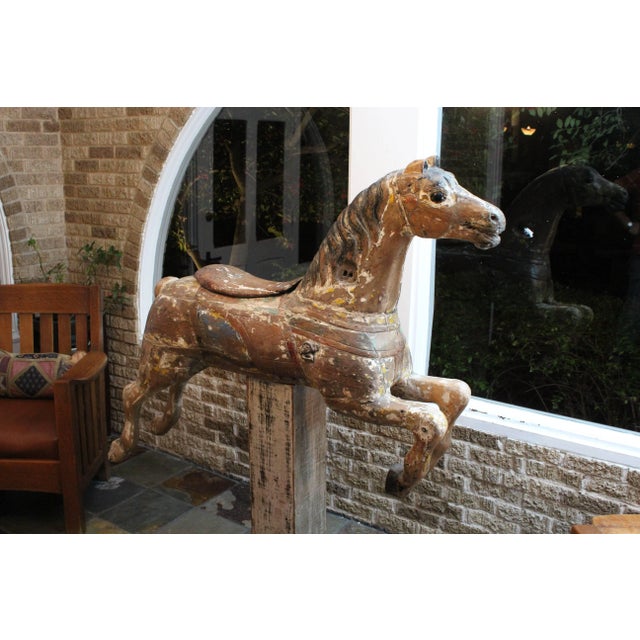 American Large 19th Century Parker American Carousel Horse For Sale - Image 3 of 9