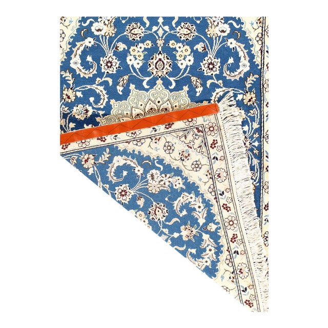 Traditional Pasargad DC Fine Hand Knotted Wool & Silk Rug For Sale - Image 3 of 3