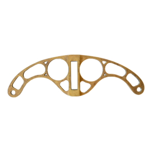 1917 Brass Tiller Yoke From HMS Cardiff, Naval Artifact