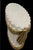 Serge Roche ​Vintage Hollywood Regency Serge Roche Style Fluted Plaster & Gilt Swag Pedestal Console Table For Sale - Image 4 of 10