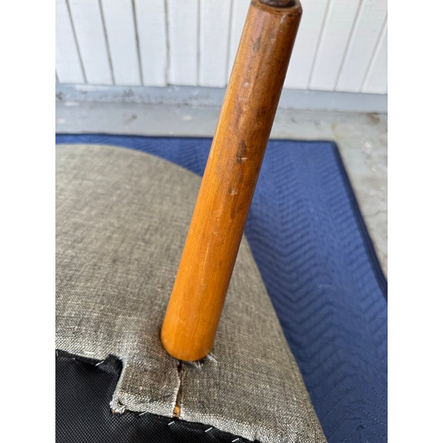 Stone Gray 1960s Vintage Mid-Century Modern Mid Century Modern Designer Theo Ruth Daybed Chaise Lounge For Sale - Image 8 of 11