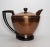 Vintage Mid Century Art Deco Style Copper Tea Pot For Sale - Image 4 of 12