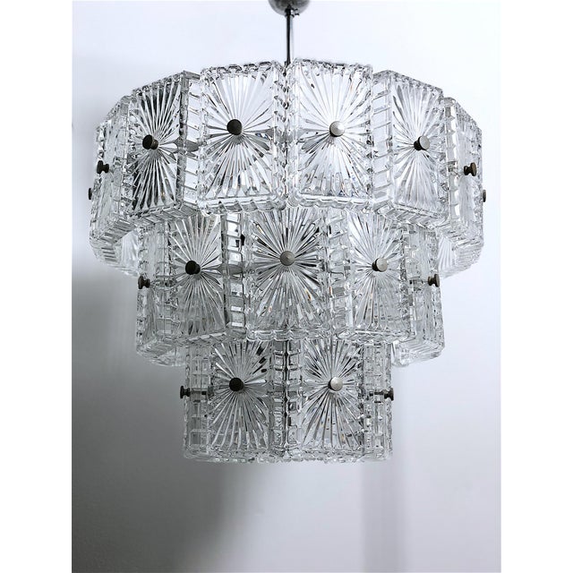 Vintage Crystal Chandelier, Austria, 1960s For Sale - Image 10 of 13