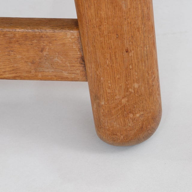 20th Century Belgian Oak Trestle Dining Table For Sale - Image 13 of 18