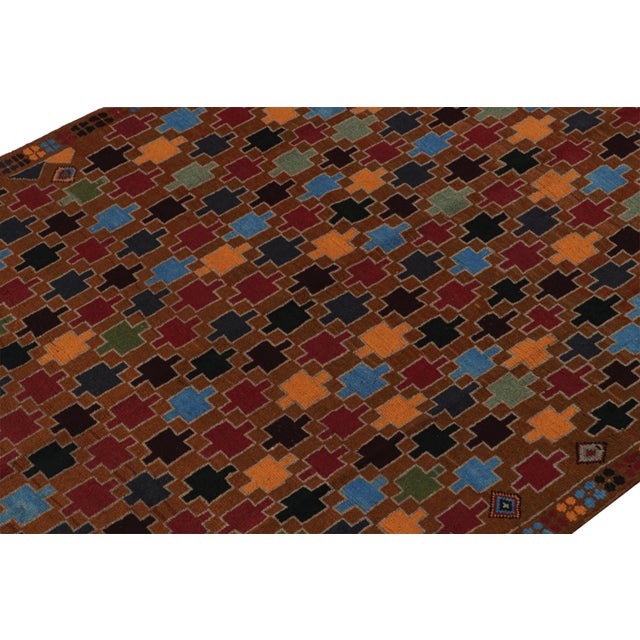 Traditional Rug & Kilim’s Baluch Tribal Rug With Colorful Geometric Patterns For Sale - Image 3 of 7
