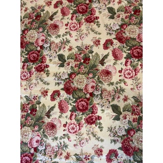 Waverly Floral "Sitting Pretty" Fabric 15+ Yards 56" Width Continuous Piece For Sale