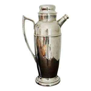 MidCentury Modern Silverplate Martini Cocktail Shaker