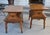 1960s Vintage Heywood Wakefield Style Two Tier Pair of End Tables For Sale - Image 4 of 9