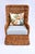 Baker Furniture Company 1960s Michael Taylor for Baker Braided Wicker Wingback Ottoman Set For Sale - Image 4 of 13