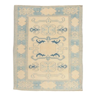 Vintage Turkish Oushak Rug, 05'08 X 06'10 For Sale