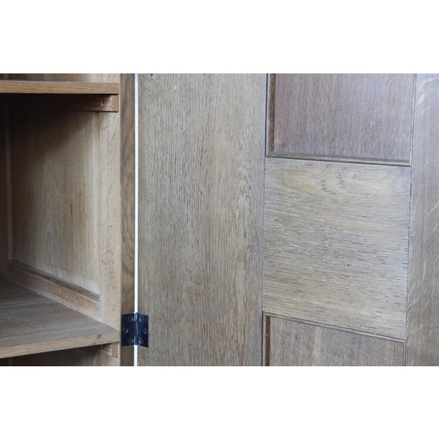 Vintage Danish Brutalist Cabinet in Oak, 1890s For Sale - Image 15 of 17