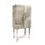 Safari Steel & Cowhide Bar Cabinet For Sale - Image 11 of 12
