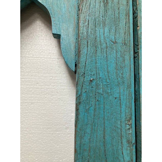 Gate Triple Arched With Spires Blue For Sale - Image 11 of 13