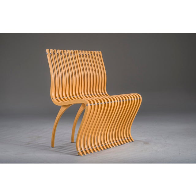 Schizzo Chairs in Beech and Chrome by Ron Arad for Vitra, Germany, 1980s, Set of 2 For Sale - Image 12 of 16