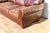 Vintage Restoration Hardware Distressed Brown Leather Three-Seat Sofa | Rh Club Sofa For Sale - Image 14 of 18
