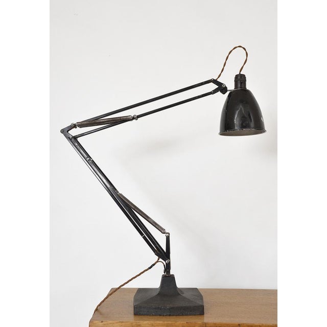 The ultimate in desk lamps – a very genuine post war four-spring model 1209 anglepoise draughtsman’s task lamp...